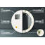 Huldar Glass Flat Wall Mirror