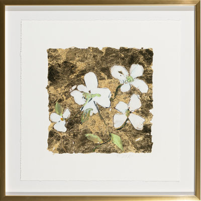 Gold & Dogwood Print by Robert Robinson