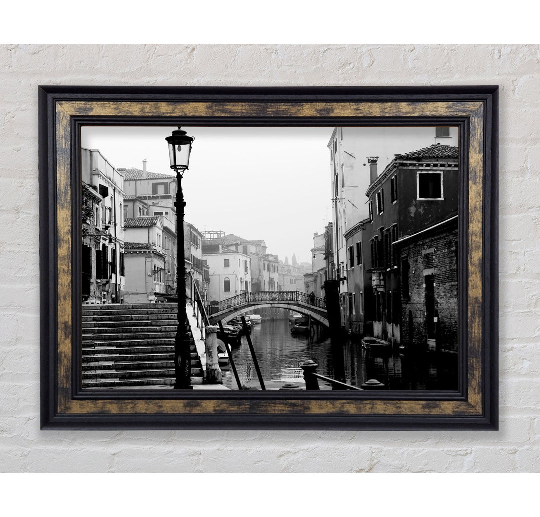 Venedig Retro B N W - Druck