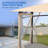 10X12FT Gazebo Metal, Mosquito Net For Outdoor Use With Double Roof (Beige)-123219087-123219088