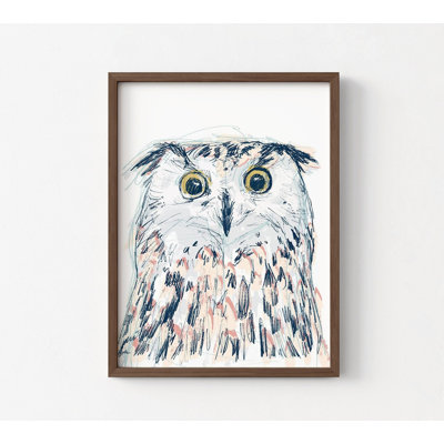 Silas rustique de style grange hibou, affiche, oiseau blanc, décor de maison, hibou