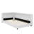 Upholstered Daybed With Storage Headboard, USB Ports & LED Belt, L-Shaped Platform Bed Frame-793959285-793959286