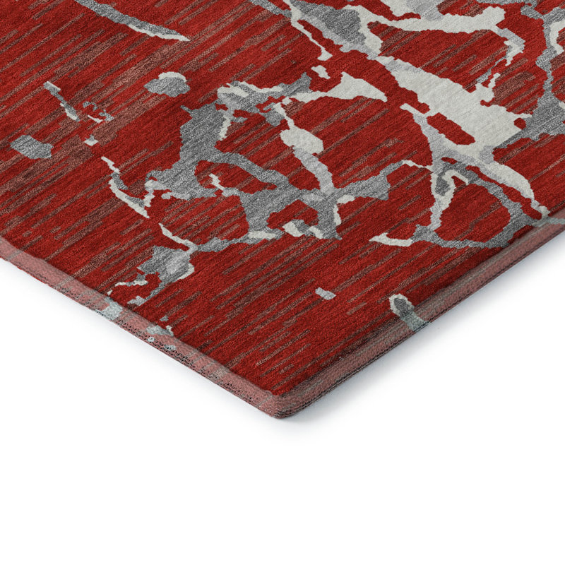 Tapis rayé de qualité supérieure lavable à la machine Cortes AMF1046, Rectangle 10 pi x 14 pi