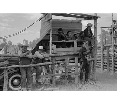 " Rodeo Judges " by Russell Lee