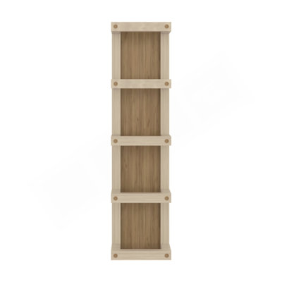 Arlington 5-Tier Wall Towel Rack, Vertical Storage Organizer For Bathroom Towels And Accessories