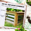 Ensemble de lit de jardin surélevé Outsunny