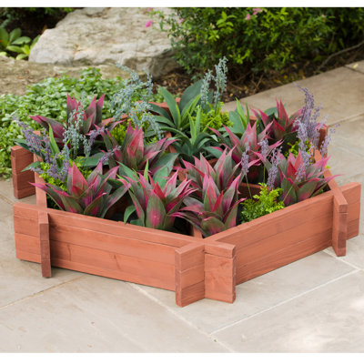 Lit de jardin surélevé en bois 4 pi x 4 pi