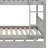 Detachable Wood Bunk Bed With Trundle, Converts To Two Beds, Space-Saving Design-1699227284