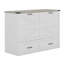 Armoire lit escamotable avec tiroir de rangement et station de charge Murphy-1001065595-1001065477