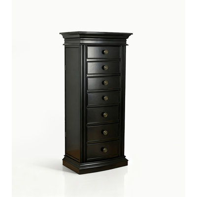 Armoire à bijoux en bois massif multicouche de style nordique