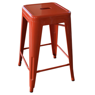 Natascha Steel Counter Stool with Steel Frame