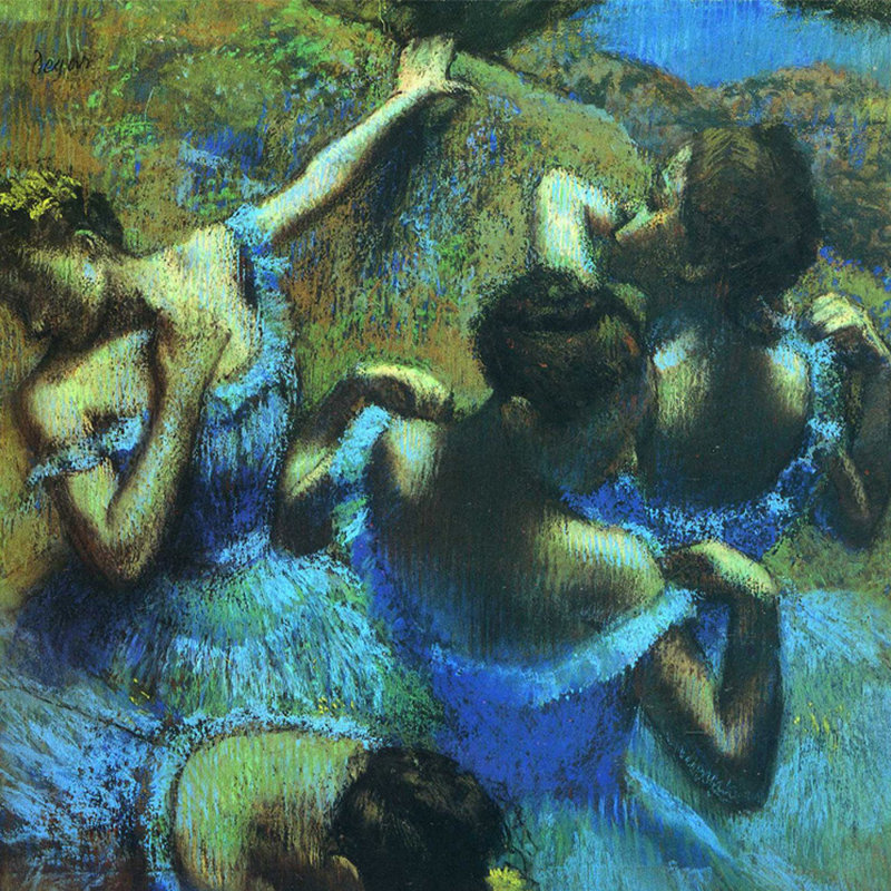 Blue Dancers, vers 1899