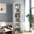 Tall Display Cabinet With 6 Shelves And 1 Glass Door