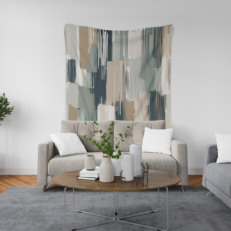 Tapisserie murale, H 60 po x l 51 po x P 0,5 po