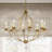Alexsa 8 - Light Crystal and Steel Dimmable Chandelier-21530045