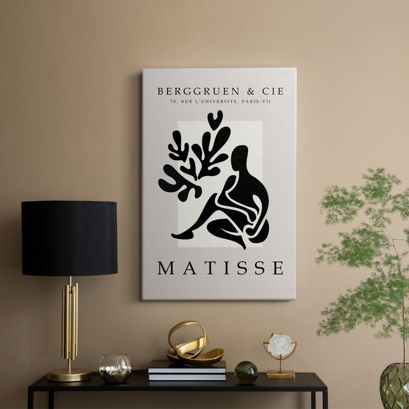 Matisse L III, reproduction encadrée - galerie Cavas, H 60 po x l 40 po