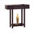 Console Table, Red Cocoa Brown, 36 Inch Hidden Storage Drawer