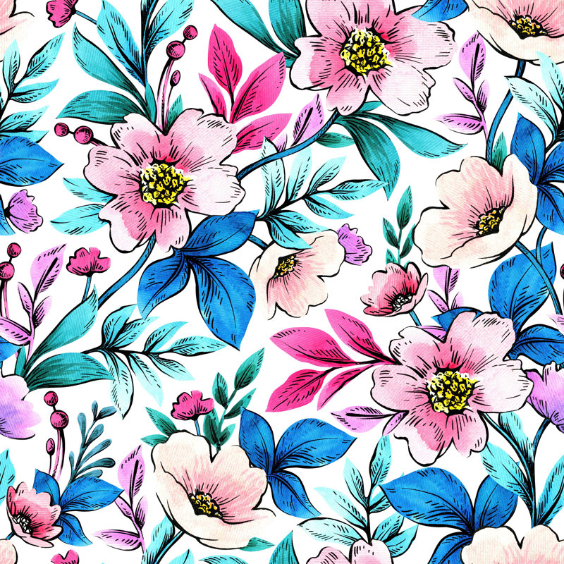 Murale feuilles, L 125 po x L 125 po