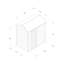 4Life 6x4 Pressure Treated Reverse Apex Shed-87256117