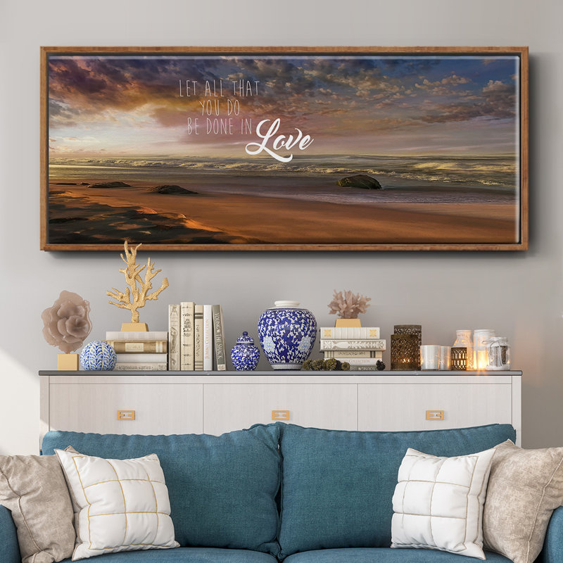 Be Done In Love- Framed Canvas