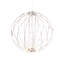 Sphère métallique illuminée avec micro lumières DEL-1959093586
