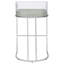 Mello Chrome Upholstered Bar Chair(Only Dining Chairs)