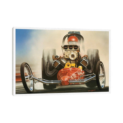 Top Fuel Dragster by Bruce Kaiser - Print on Canvas