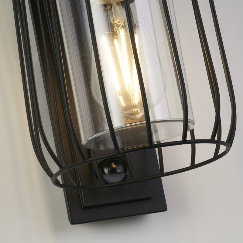 Akhira Black 27.2cm H Outdoor Sconce