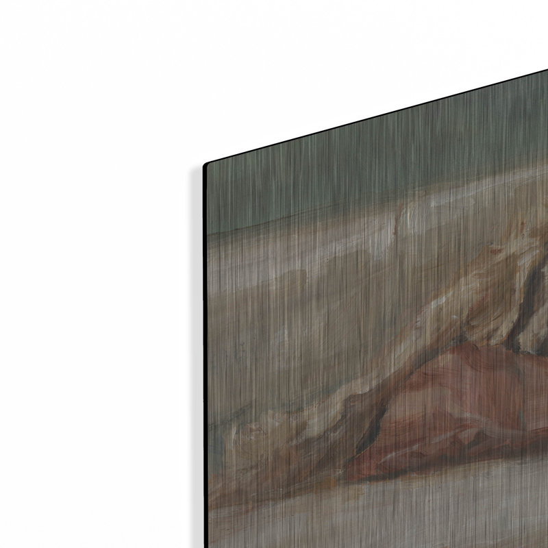«Traditional Canine Portrait 2» par Ethan Harper, art mural en métal, H 12 po x l 16 po