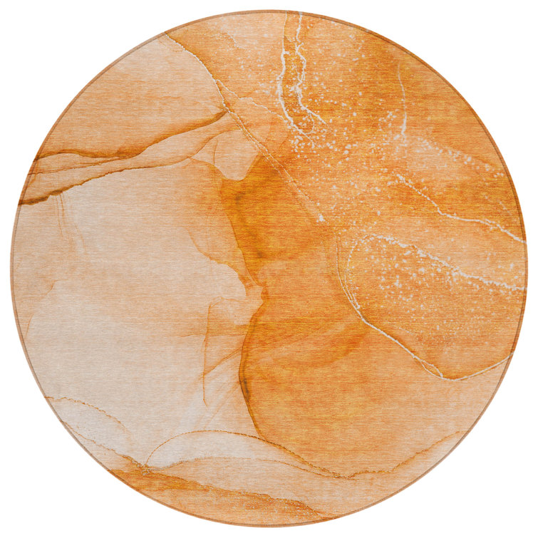Kyrie Washable Abstract Indoor / Outdoor Rug