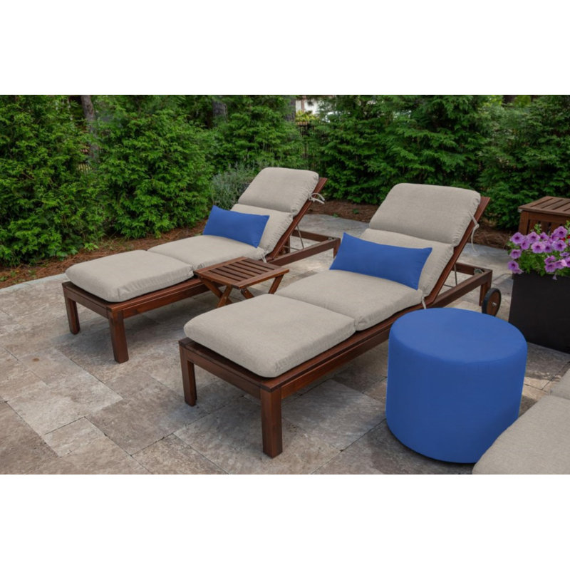 Sunbrella® Outdoor Throw Pillow, 5.5" H x 20" W, Canvas True Blue