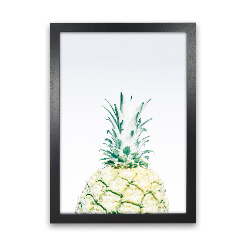 Pineapple by Victoria Frost - Print, 46cm H x 34cm W x 3cm D, Black Framed
