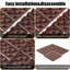 Carreaux de terrasse en plastique emboîtables, 44 paquets de tuiles de terrasse, 12 pouces x 12 pouces imperméables pour une utilisation toutes saisons, tuiles de terrasse pour piscine-121238413
