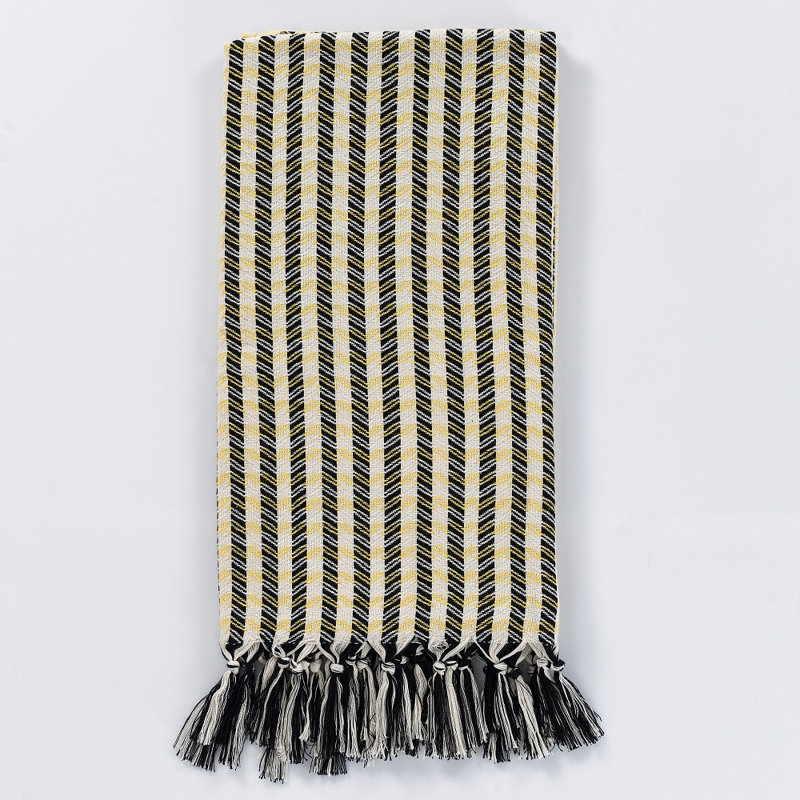 Nolasco Beach Towel, Yellow/Black
