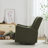 Stylish Swivel Glider Rocking Chair with Recliner, Teddy Fleece Upholstery, and Smooth Gliding Motion for Ultimate Comfort