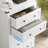 Lasharon 15.75"W Narrow 5-Drawer Dresser w/Slide Rails & Anti-Tip, Space-Saving Bedroom Storage-1400123543