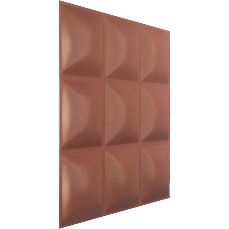Panneau mural 3D classique EnduraWall, Rose champagne métallique nacré universel
