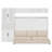 Full Size Murphy Bed Wall Bed with Sofa , Shelves USB & Light ,White