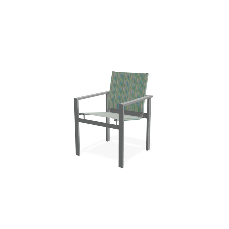 Tribeca Outdoor Stacking Dining Armchair with Cushion