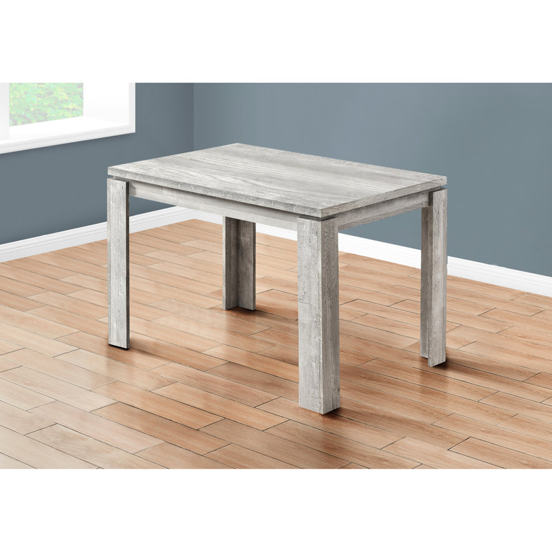 48" Rectangular Dining Table In Grey, Contemporary Look, Fits 4, For Kitchen & Room Modern Grey Table, ,