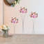 3 pots de fleurs de mariage modernes en forme de sablier-107731970