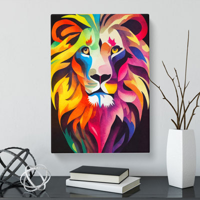 Watercolour Lion Vol.2 - Wrapped Canvas