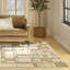 Tapis Mid-Century moderne multicolore ivoire Colondro-110543744