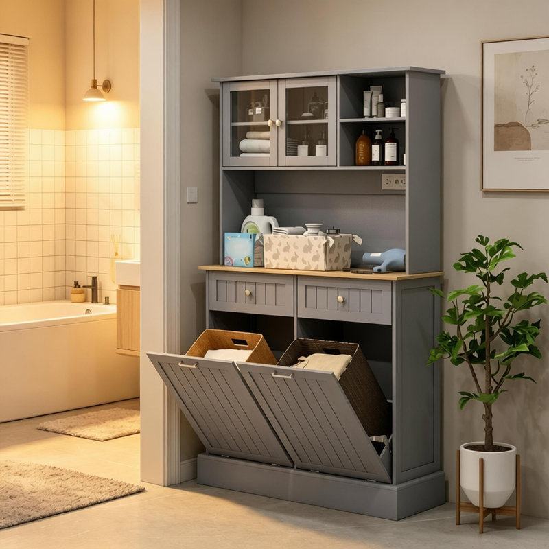 Freestanding Bathroom Storage Cabinet