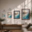 Mountain And Waves Coastal - Print-2077525808-2077525815