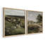 «Vintage Landscape XLV», impression giclée sur cadre - ensemble de 2-358525708-358525696