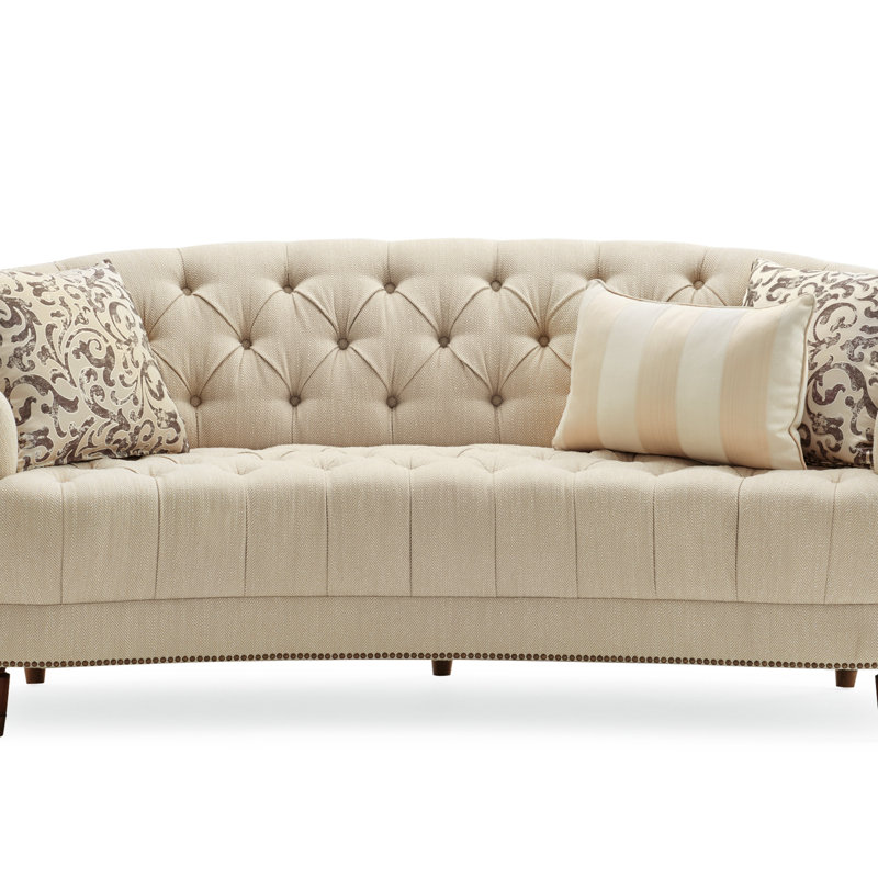 Anarah Sofa, Ivory Fabric