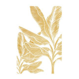 Golden Trees III Print by Guseul Park