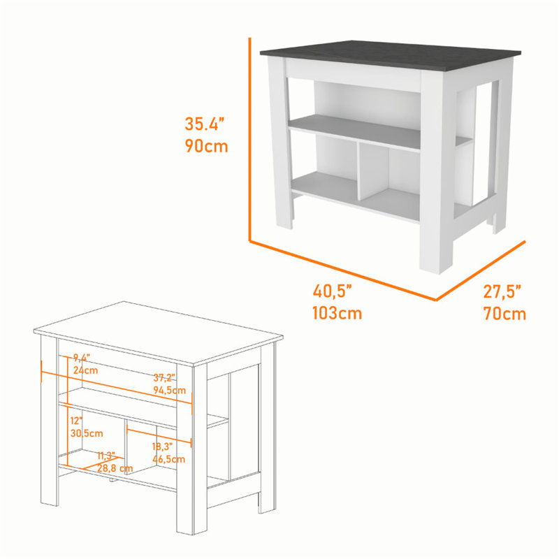 Charming 2-Piece Kitchen Ensemble for Enhanced Cooking Experience and Storage