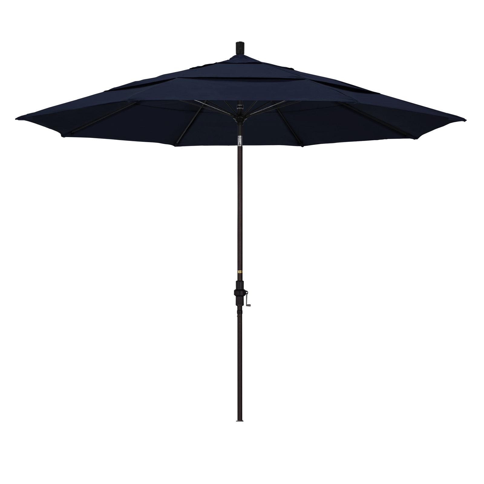 Brent 11' Sunbrella® Umbrella, Navy Blue Performance Canvas